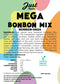 Mega Bonbon Mix 1000g Party Bag by Just Treats Sweet Shop Collection