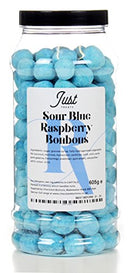 Chewy Sour Blue Raspberry BonBons (605g Gift Jar)