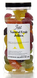 Old Fashioned Natural Fruit Jellies (630g Gift Jar)