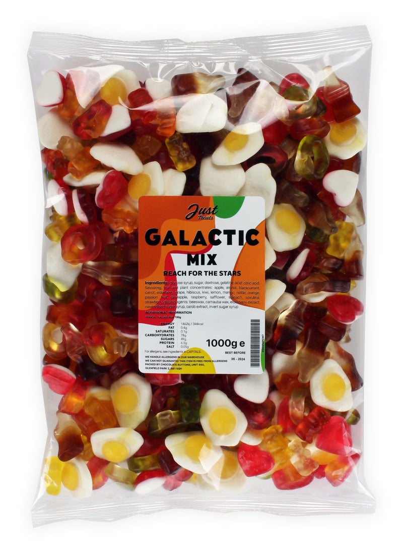 Galactic Mix 1000g Party Bag by Just Treats Sweet Shop Collection