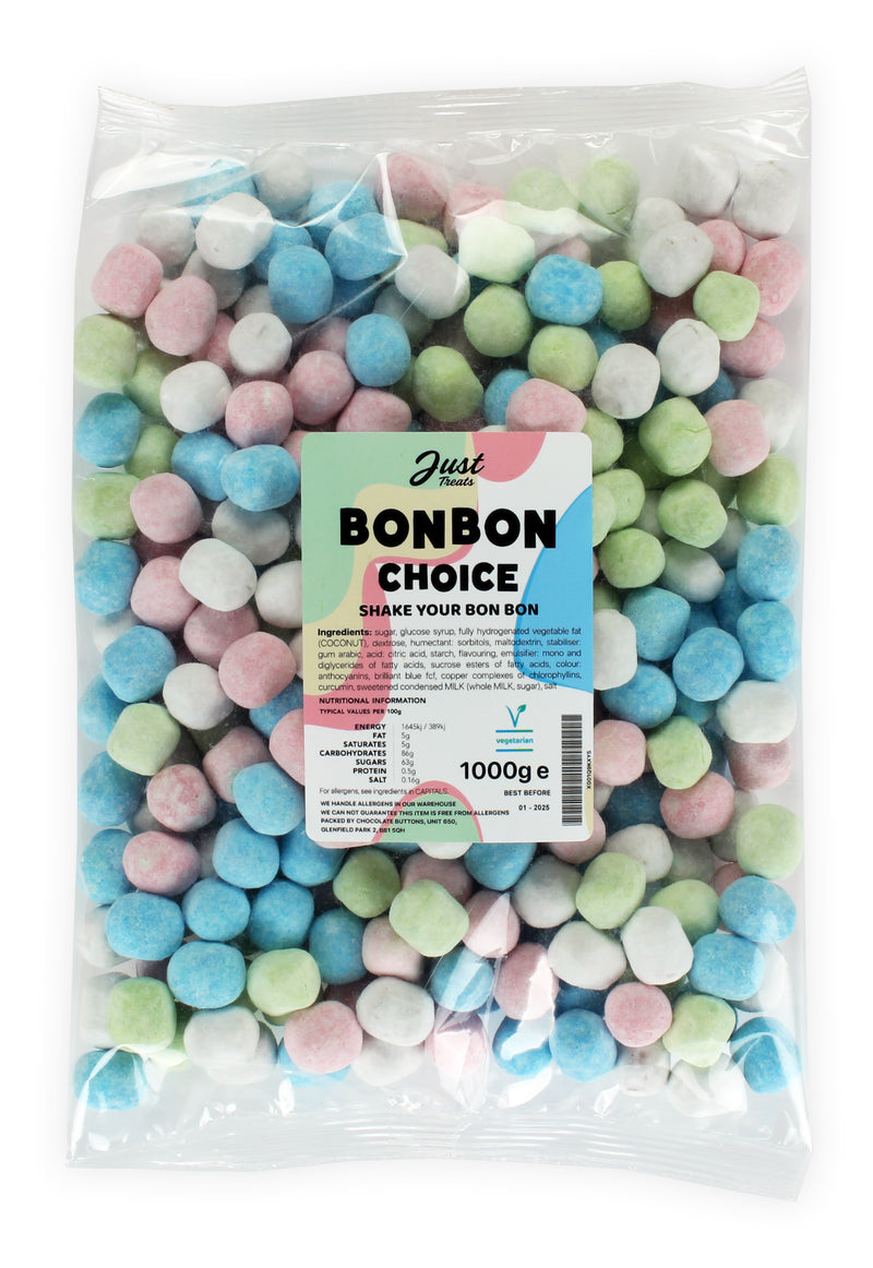 Bonbon Choice 1000g Party Bag by Just Treats Sweet Shop Collection